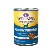 Wellness Homesytle - Chien Ragoût de Venaison et Saumon avec Pommes de Terre et Carottes en Sauce - Nourriture Humide pour Chiens