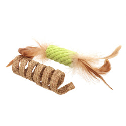 Ware Pet - Ressorts Insolents avec Plumes - Jouet pour Chats