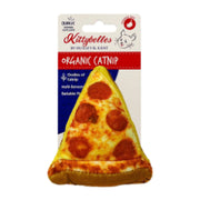 Kittybelles - Pizza avec Herbe à Chat - Jouet en Peluche Froissé pour Chats