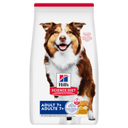 Hill's Science Diet - Poulet, Orge et Riz - Nourriture Sèche pour Chiens Adultes 7+ Ans