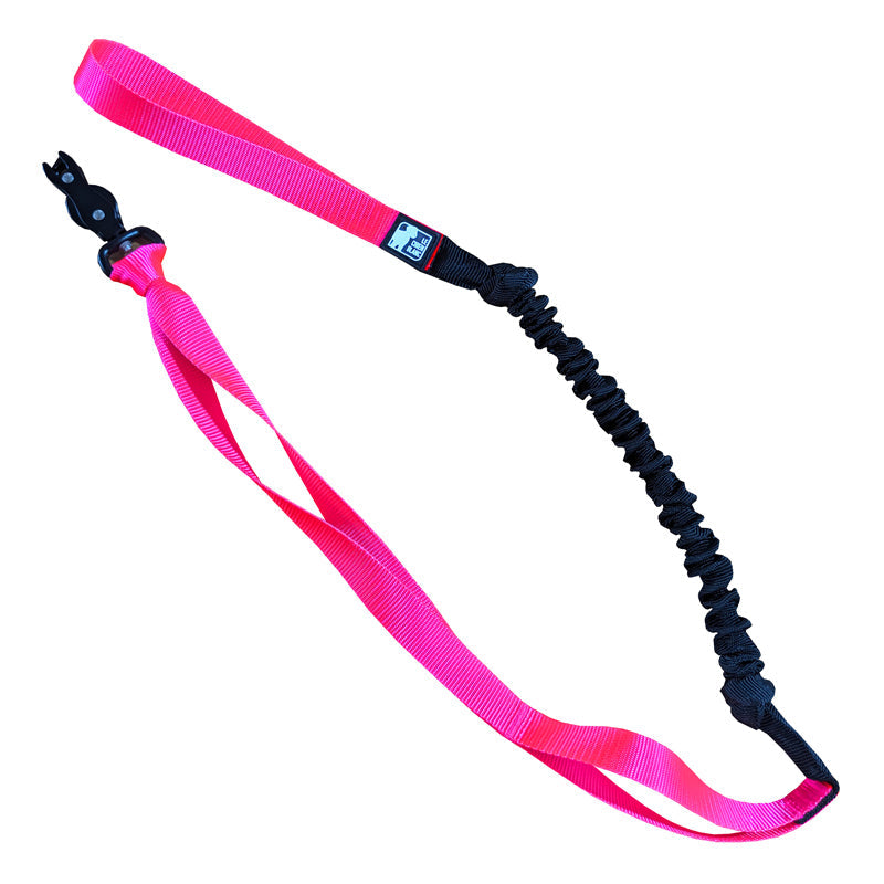 CHIEN BLANC Bungee Canicross 1.25M Rose