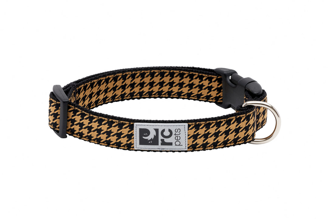 *RCP Collier Motif S Pied-de-Poule Caramel