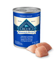 Blue Homestyle - Dîner de Poulet avec Légumes du Jardin - Nourriture Humide en Pâté pour Chiens