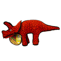 Tuffy Dinosaures - Tricératops - Jouet Flottant Ultra Résistant pour Chiens