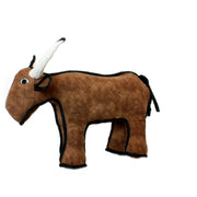 Tuffy Ferme - Bevo Le Taureau - Jouet en Peluche avec Couineur pour Chiens