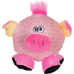 Smart Pet Love Tender Tuffs - Balle Cochon Ronde 6" - Jouet en Peluche pour Chiens