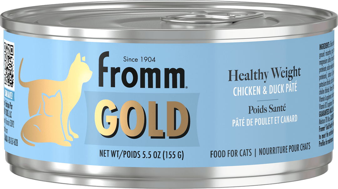 Fromm Gold - Poids Santé - Pâté de Poulet et Canard - Nourriture Humide pour Chats