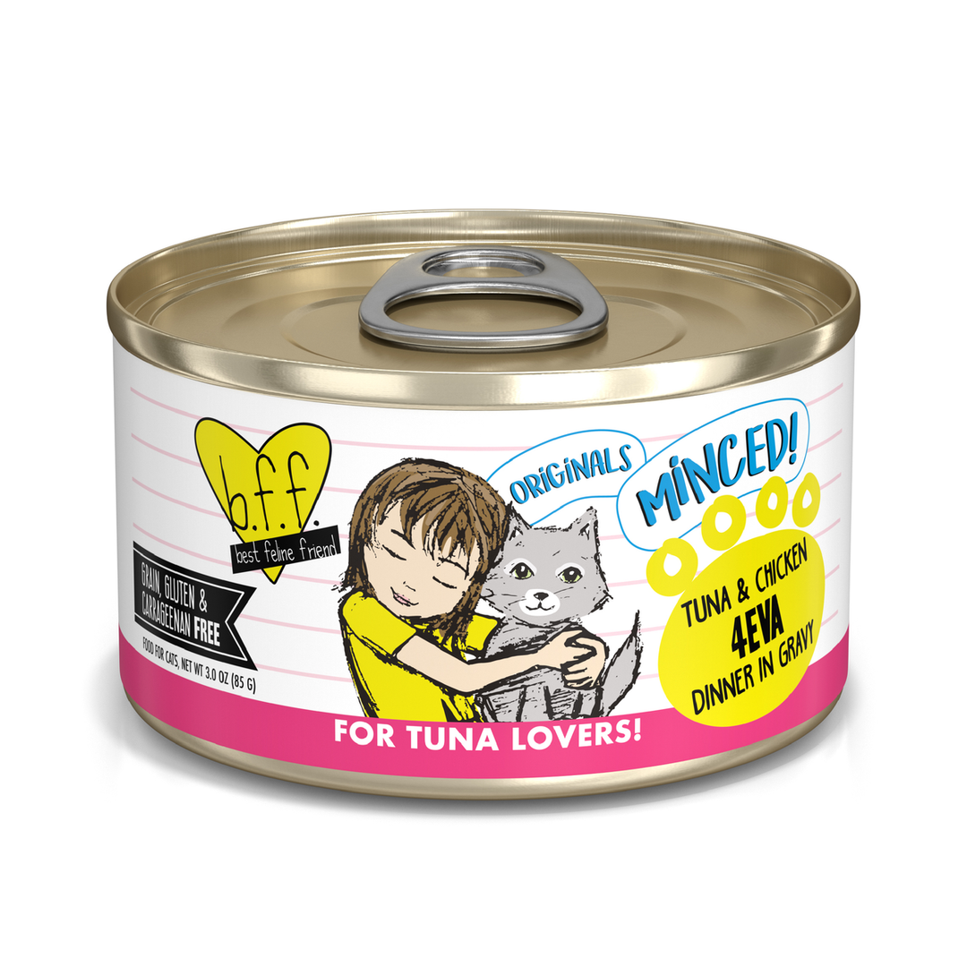 Weruva Best Fido Friend Originals - 4EVA - Thon et Poulet en Sauce - Nourriture Humide Sans Grains pour Chats