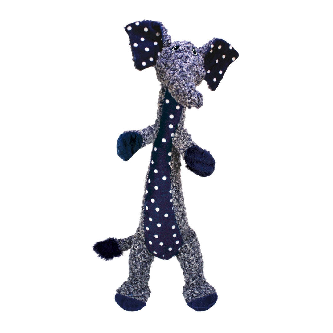 Kong - Shakers Luvs Girafe - Jouet Interactif en Peluche avec Couineur pour Chiens