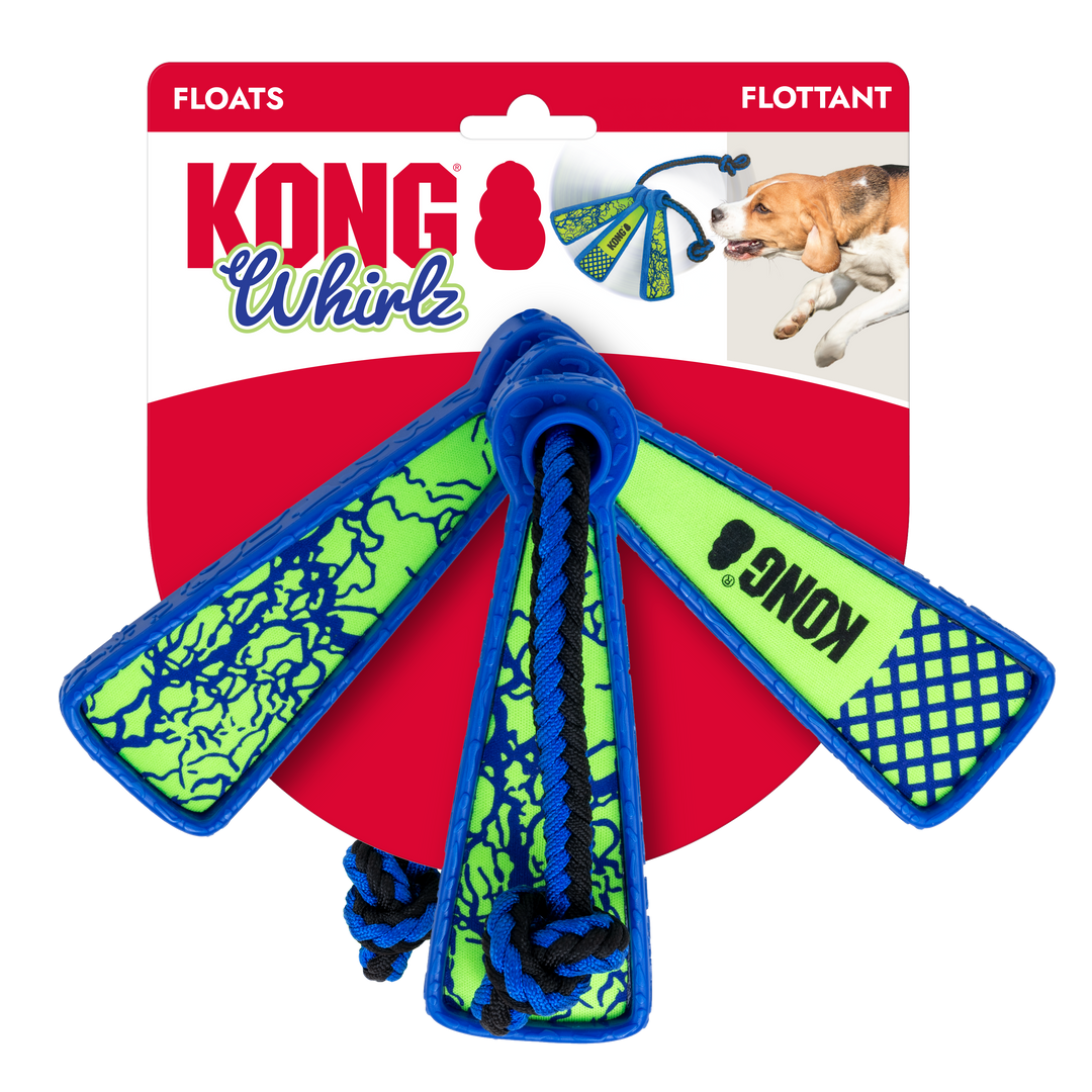 Kong - Whirlz Corde - Jouet de Tiraillement pour Chiens