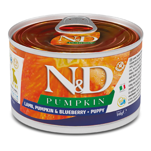 Farmina N&D Citrouille - Agneau et Myrtille - Nourriture Humide Sans Grains pour Chiots