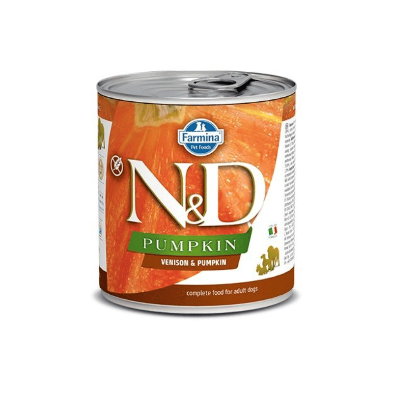 Farmina N&D Citrouille - Chien Venaison - Nourriture Humide Sans Grains pour Chiens