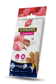 Farmina N&D Citrouille - Bâtons Dentaires Agneau, Gestion des Flatulences - Gâteries pour Chiens de M/G Race