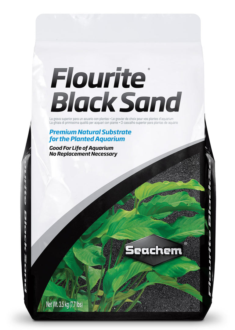 SEACHEM Flourite Black Sand 7kg pour Aquarium