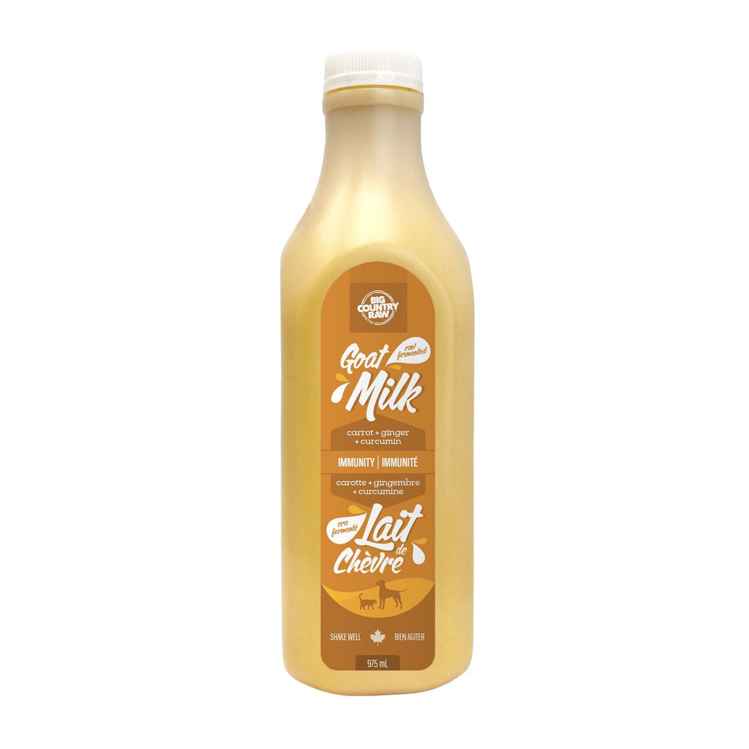 Big Country Raw - Lait de Chèvre Cru Immunité (Orange) - Supplément Congelé pour Chiens
