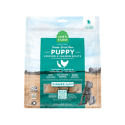 Open Farm Lyophilisé - Galettes de Poulet et Saumon - Nourriture Sèche Sans Grains pour Chiots