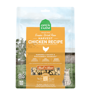 Open Farm Lyophilisé - Poulet Rustique - Garniture ou Nourriture Sèche Sans Grains pour Chats