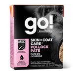 Voir l’image dans la galerie, Petcurean Go! Solutions - Chien Soins Peau et Pelage, Pâté de Goberge - Nourriture Humide pour Chiens en Tetra Pak