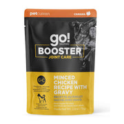 Petcurean Go! Solutions Booster - Soin des Articulations - Poulet Haché avec Sauce - Complément Alimentaire pour Chiens Adultes en Sachet