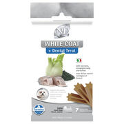 Farmina N&D White (Pelage Blanc) - Bâtons Dentaires Bar, Spiruline et Fenouil - Gâteries pour Chiens de Petite Race
