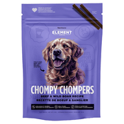 NutriSource Element Chompy Chompers - Boeuf et Sanglier - Gâteries Tendres pour Chiens