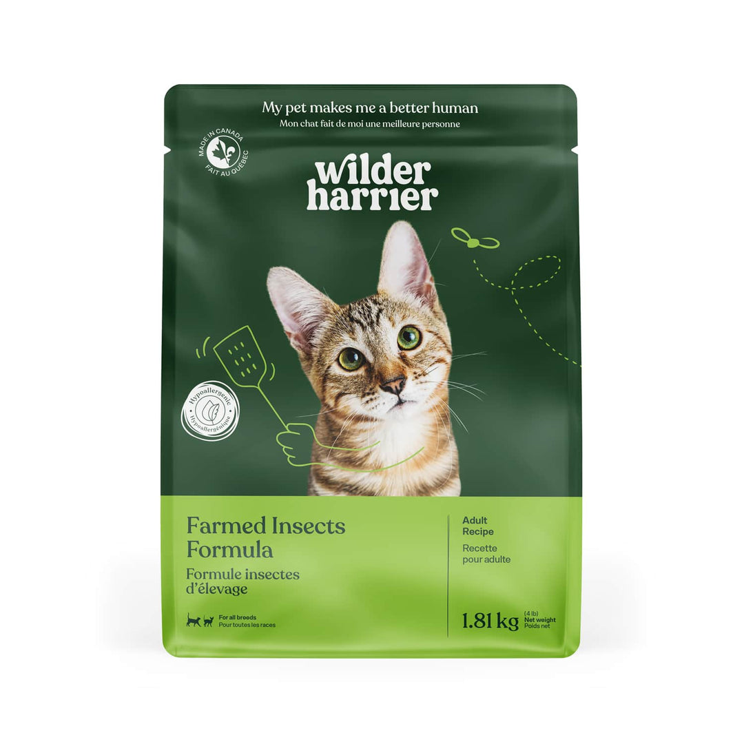 Wilder Harrier - Insectes d'Élevage - Nourriture Sèche pour Chats Adultes