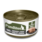 Voir l’image dans la galerie, PureBites - Chat 100% Pur Pâté de Poulet et Boeuf - Nourriture Humide Sans Grains pour Chats