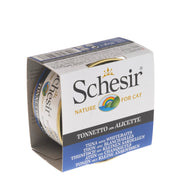 Schesir - Chat Adulte Thon et Blanchailles en Gelée - Nourriture Humide pour Chats