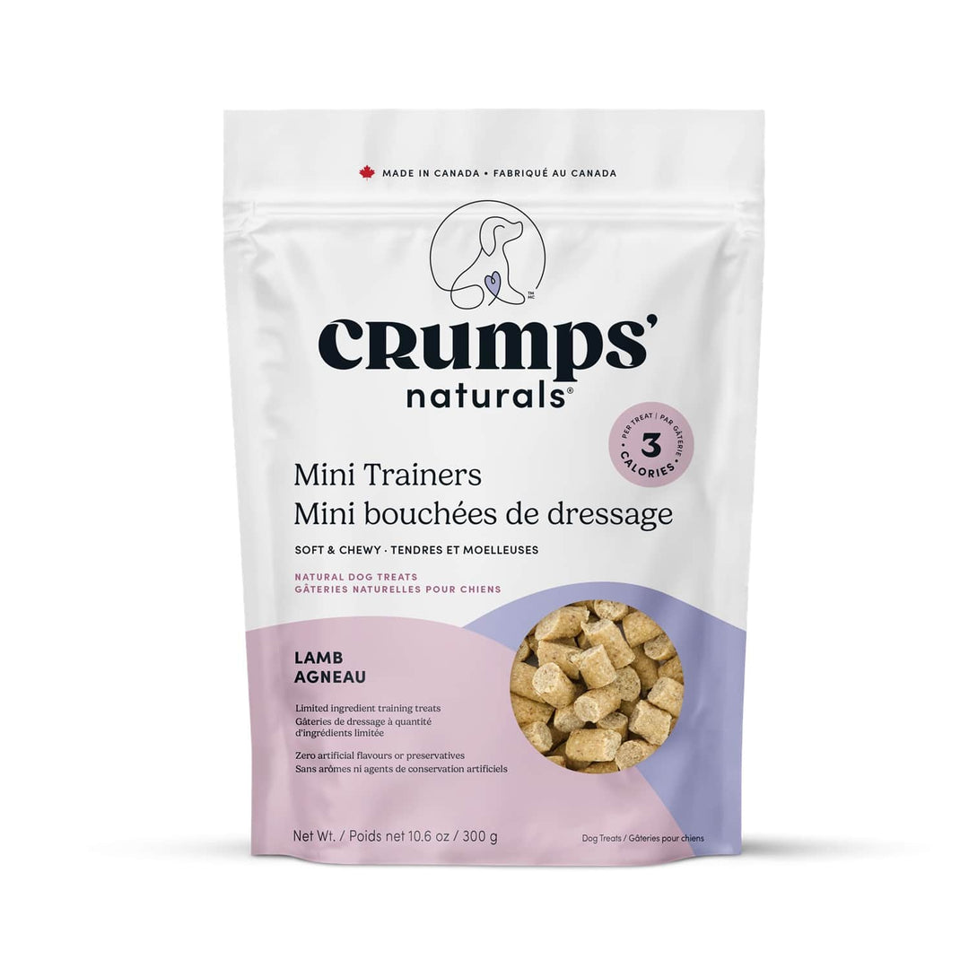 Crumps' Naturals Mini Trainers - Agneau - Gâteries d'Entraînement Tendres pour Chiens