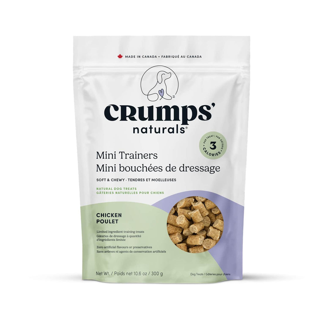 Crumps' Naturals Mini Trainers - Poulet - Gâteries d'Entraînement Tendres pour Chiens