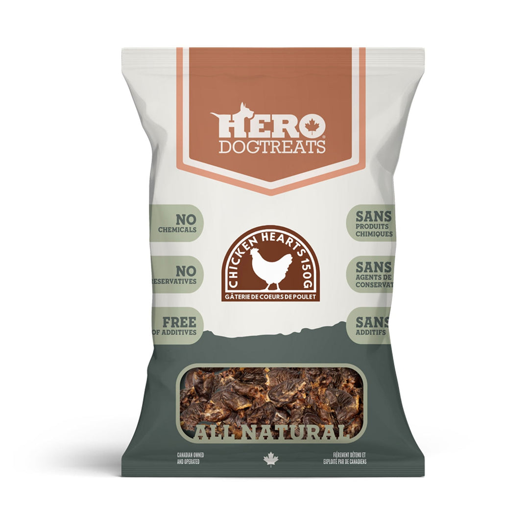 Hero - Cœurs de Poulet - Gâteries Naturelles pour Chiens