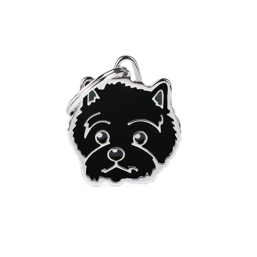 My Family - Friends Terrier Cairn - Médaille d'Identité pour Chiens