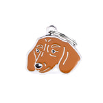 Voir l’image dans la galerie, My Family - Friends Teckel Fauve - Médaille d'Identité pour Chiens