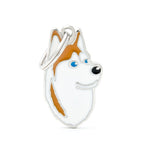Voir l’image dans la galerie, My Family - Friends Husky Sibérien Orange &amp; Blanc - Médaille d'Identité pour Chiens