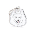 Voir l’image dans la galerie, My Family - Friends Spitz Italien Blanc - Médaille d'Identité pour Chiens