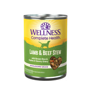 Wellness Homesytle - Chien Ragoût d'Agneau et Boeuf avec Riz Brun et Pommes en Sauce - Nourriture Humide pour Chiens