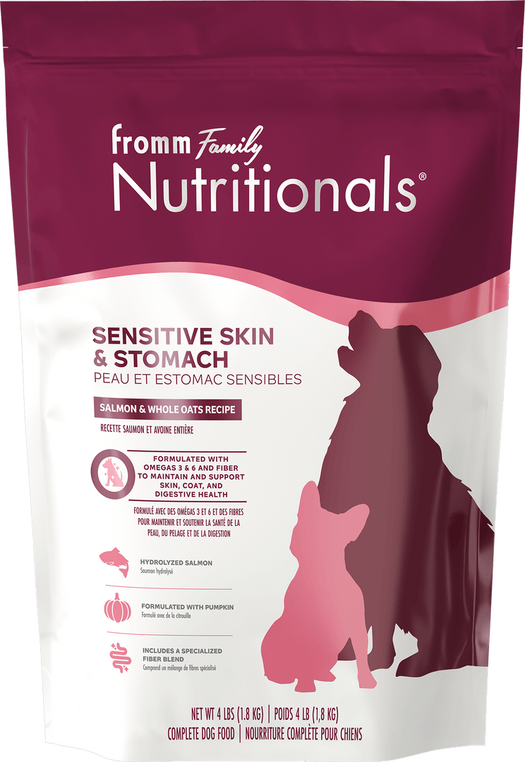Fromm Nutritionals - Peau et Estomac Sensibles, Saumon et Avoine Entière - Nourriture Sèche pour Chiens