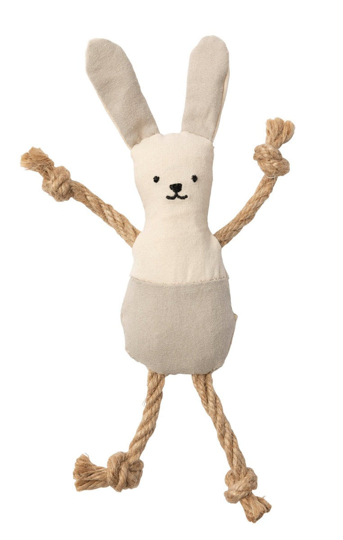 FuzzYard Life - Jouet Lapin en Coton avec Herbe à Chat pour Chats
