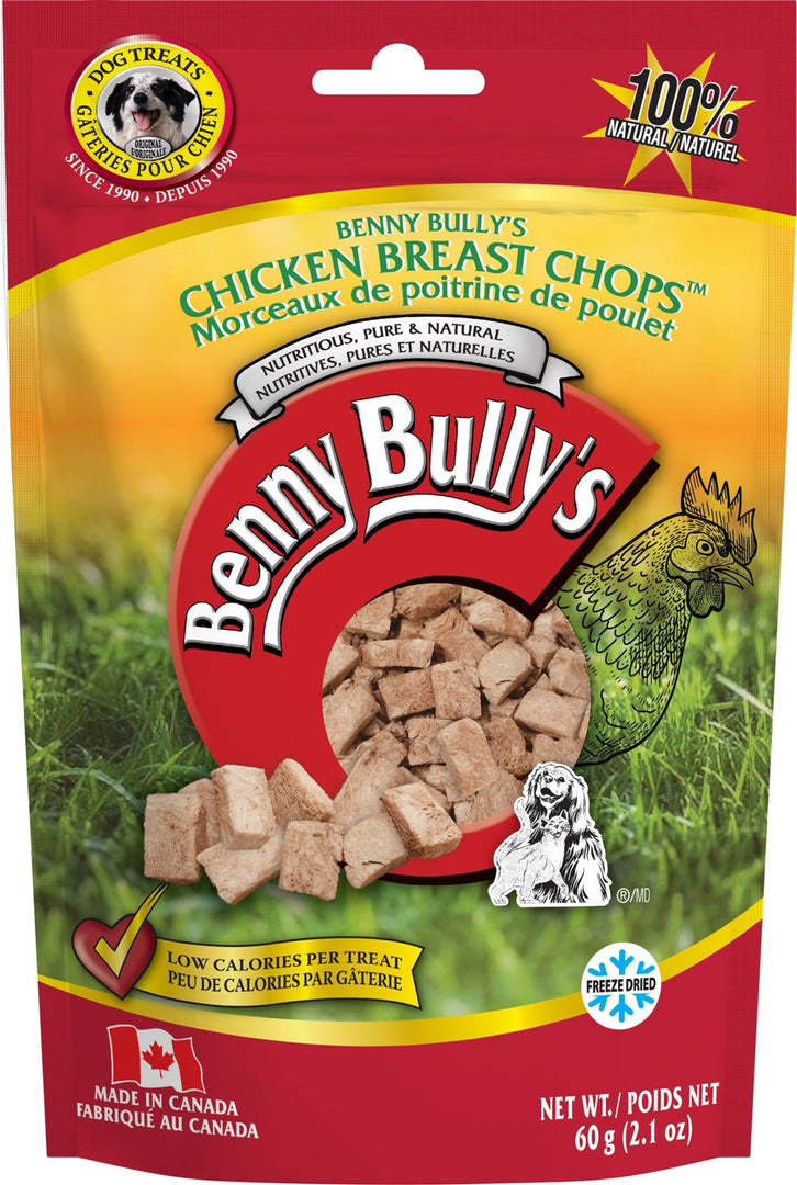 Benny Bully's - Morceaux de Poitrine de Poulet - Gâteries Lyophilisées pour Chiens