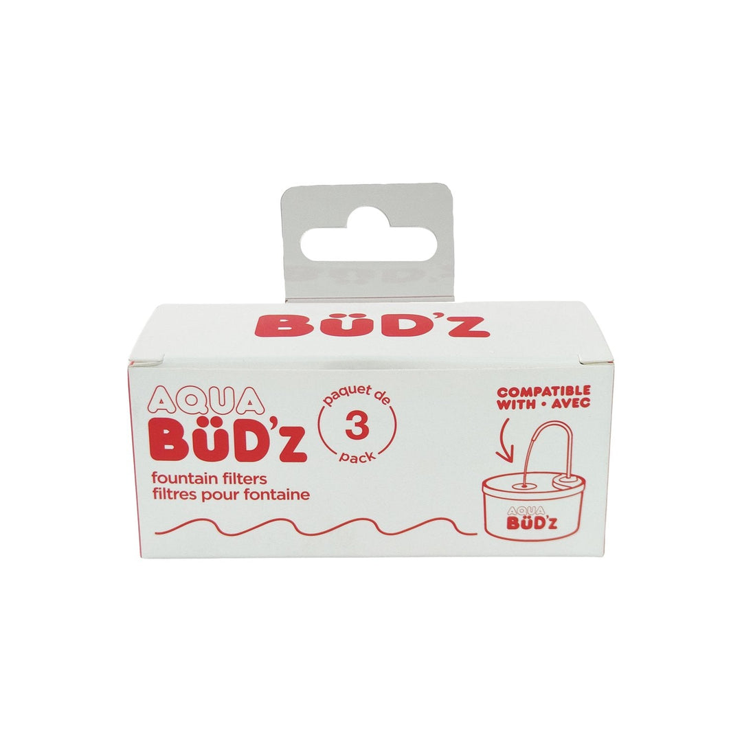 BüD'z - Filtres pour Fontaine Aquabudz - Accessoire d'Abreuvoir pour Chiens
