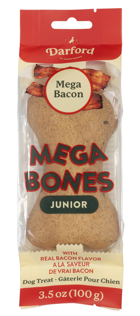 Darford Mega-Bones! - Os au Bacon - Biscuits Cuits au Four pour Chiens