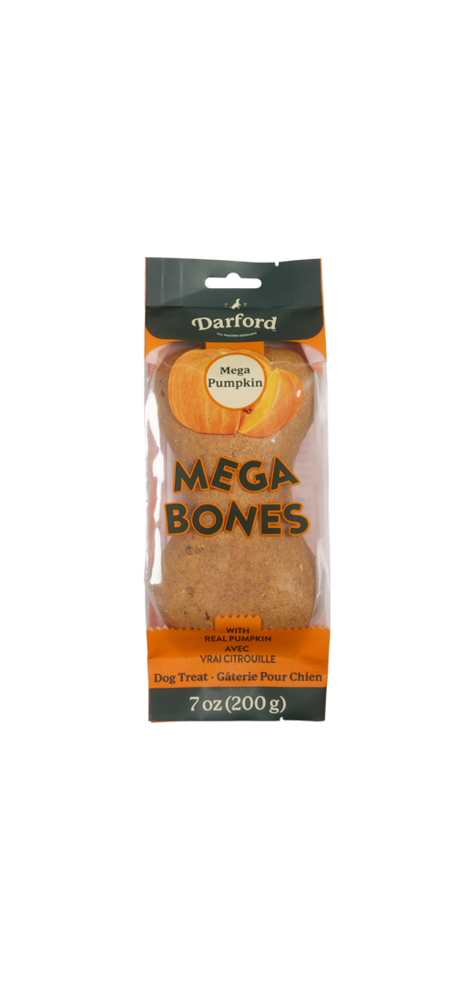 Darford Mega-Bones! - Os à la Citrouille - Biscuits Cuits au Four pour Chiens