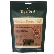 Darford Grain Free - Mini Coeurs au Beurre d'Arachide - Biscuits Sans Grains Cuits au Four pour Chiens