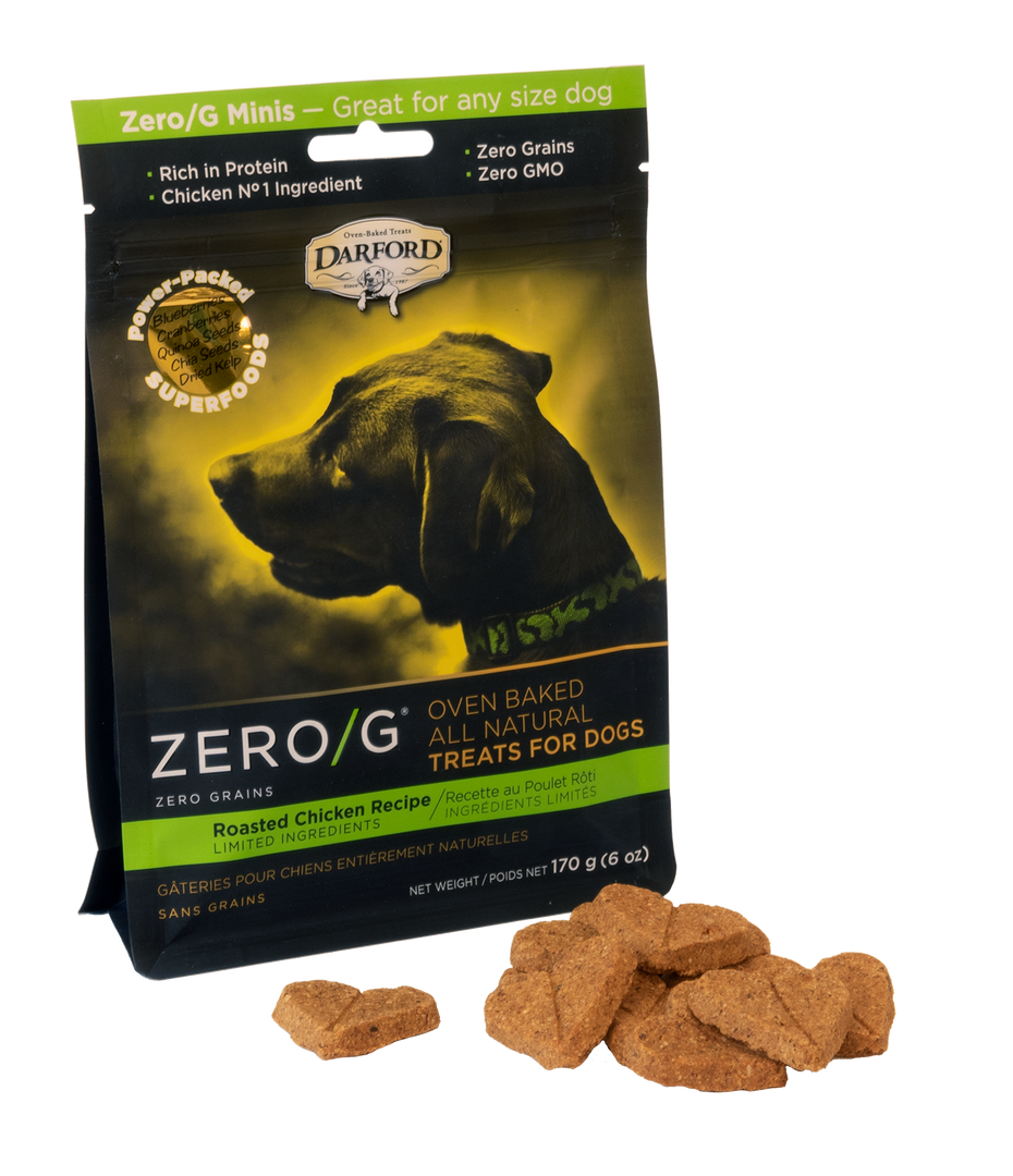 Darford Zero/G - Poulet Rôti - Biscuits à Ingrédients Limités Sans Grains Cuits au Four pour Chiens