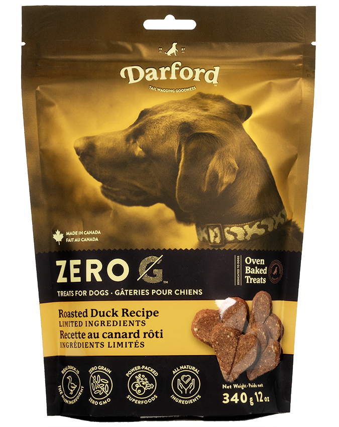 Darford Zero/G - Canard Rôti - Biscuits à Ingrédients Limités Sans Grains Cuits au Four pour Chiens