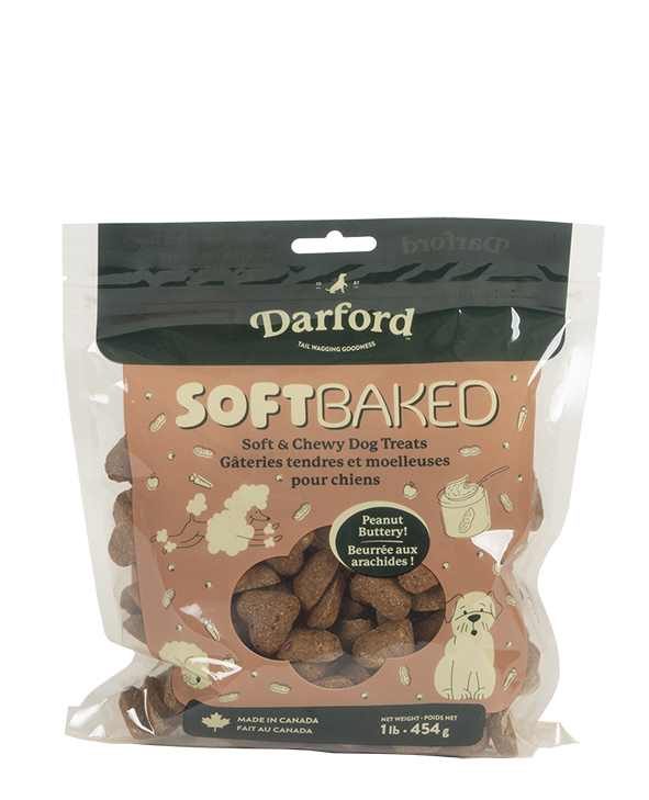 Darford Soft Baked - Beurre d'Arachides - Gâteries Tendres pour Chiens