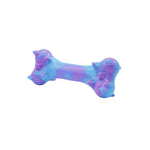 Voir l’image dans la galerie, BüD'z - Jouet Os à Piques Bleu et Mauve en Caoutchouc pour Chiens, 18 cm