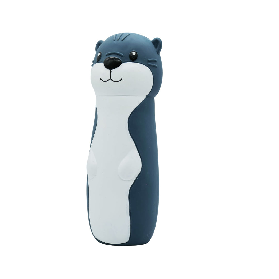 BüD'z - Jouet Loutre en Latex avec Bouteille d'Eau Recyclée pour Chiens, 23 cm