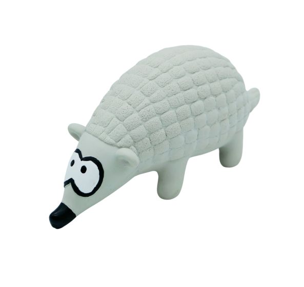 BüD'z - Jouet Pangolin Sauvage en Latex avec Couineur pour Chiens, 15 cm