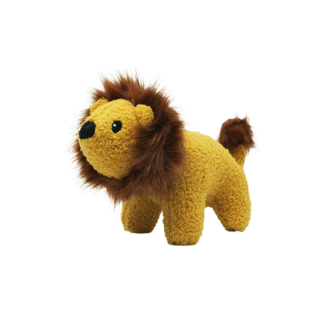 BüD'z - Jouet Lion Compact en Peluche pour Chiens, 23cm